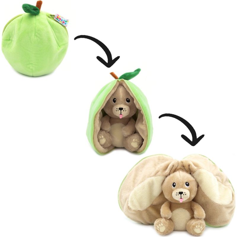 Peluche Les Flipetz Crocket le chien-pomme Les Déglingos Produit 7