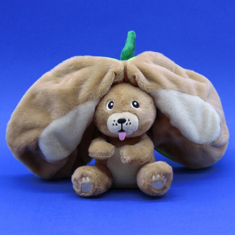 Peluche Les Flipetz Crocket le chien-pomme Les Déglingos Ambiance 8