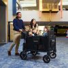 Chariot de transport enfant W4 Luxe Pro Jet Black (4 places) Wonderfold Ambiance 2