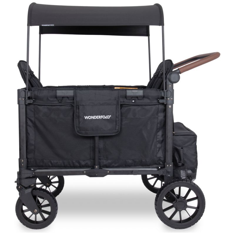 Chariot de transport enfant W4 Luxe Pro Jet Black (4 places) Wonderfold Produit 3