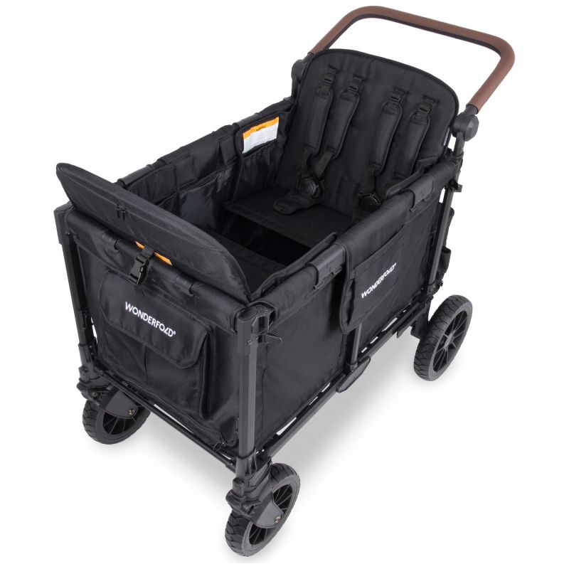 Chariot de transport enfant W4 Luxe Pro Jet Black (4 places) Wonderfold Produit 4