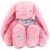 Variation Rose du produit Peluche Lapin Fleurette Grenadine (50 cm) de la marque Doudou et Compagnie