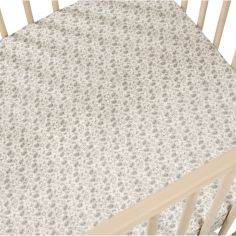 Drap-housse pour berceau Gala Mint (120 x 60 cm) - Walking Mum