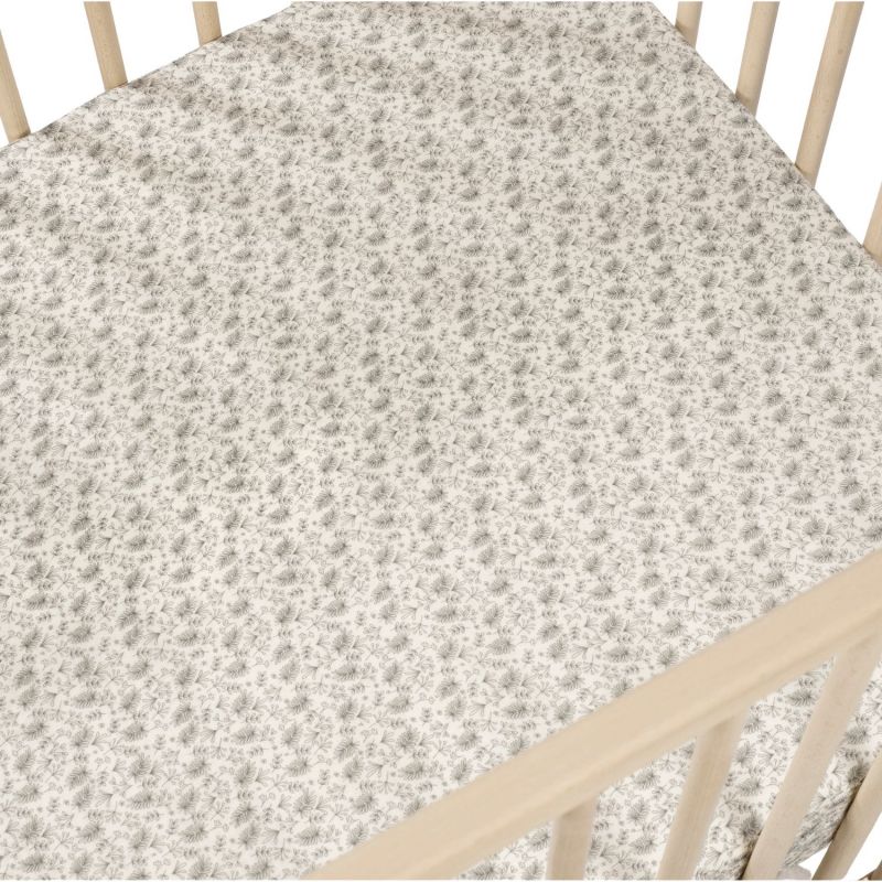 Drap-housse pour berceau Gala Mint (120 x 60 cm) Walking Mum Produit 1