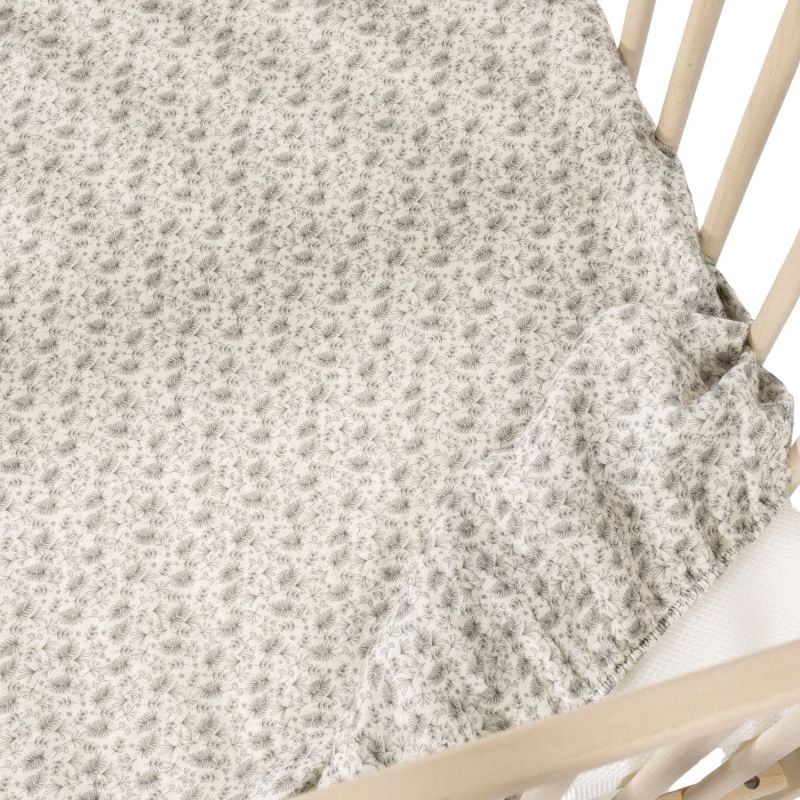 Drap-housse pour berceau Gala Mint (120 x 60 cm) Walking Mum Produit 2