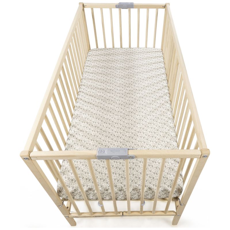 Drap-housse pour berceau Gala Mint (120 x 60 cm) Walking Mum Produit 3