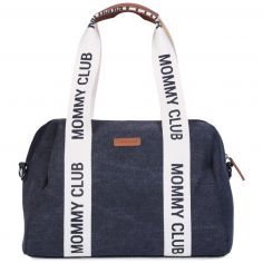 Sac à langer Mommy Club Signature Canvas noir - Childhome