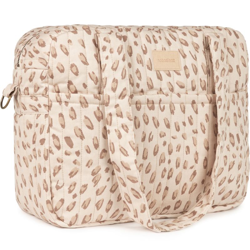 Sac à langer Hyde Park imperméable Leonie Latte Nobodinoz Produit 1