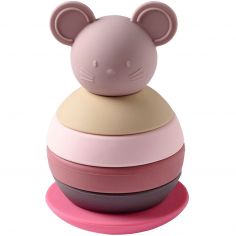 Culbuto empilable Souris rose - Nattou