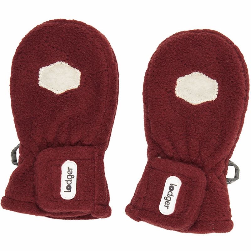 Moufles rouge bordeaux Botanimal (6-12 mois) Lodger