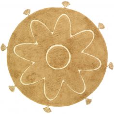 Tapis rond Yva Mangue (110 cm) - Nattiot