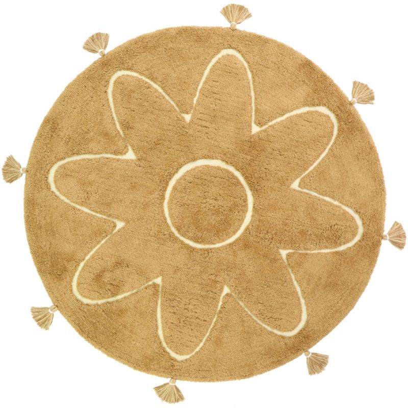 Tapis rond Yva Mangue (110 cm) Nattiot Produit 1