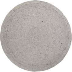 Tapis rond Neethu gris (110 cm) - Nattiot