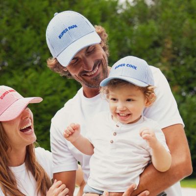 Casquette enfant Marinière Super Cool bleu (3-6 ans)