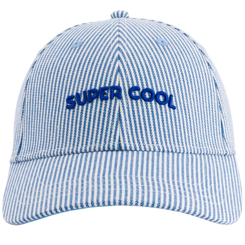 Casquette enfant Marinière Super Cool bleu (3-6 ans) Chamaye Produit 3