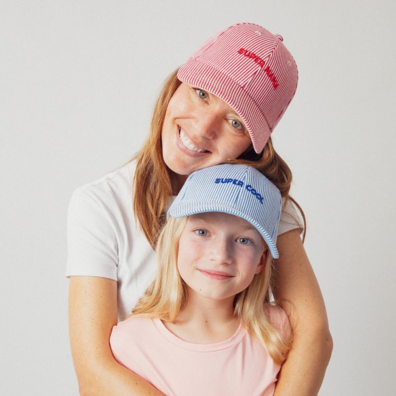 Casquette enfant Marinière Super Cool bleu (3-6 ans) Chamaye Ambiance 7