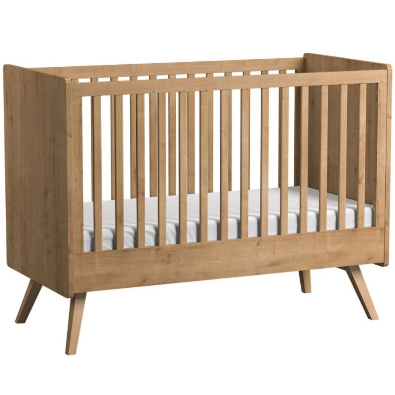Lit bébé Vintage bois (60 x 120 cm) Vox