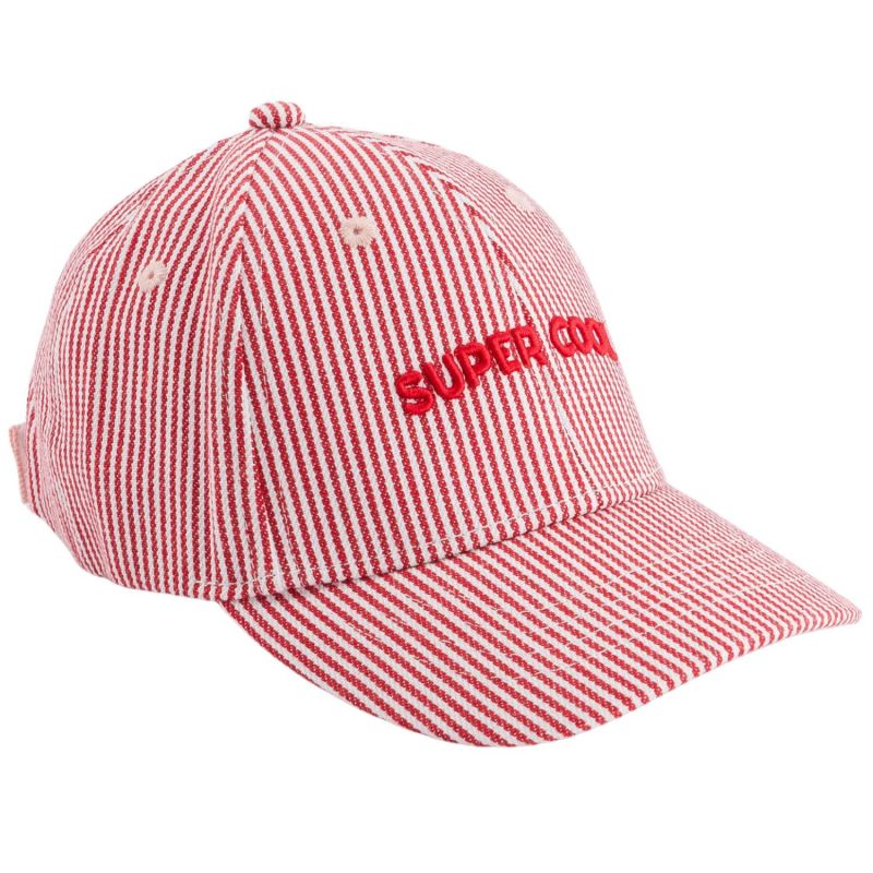 Casquette enfant Marinière Super Cool rouge (9-24 mois) Chamaye Produit 1