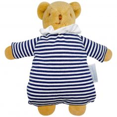 Doudou avec hochet Ours Marinière - Trousselier