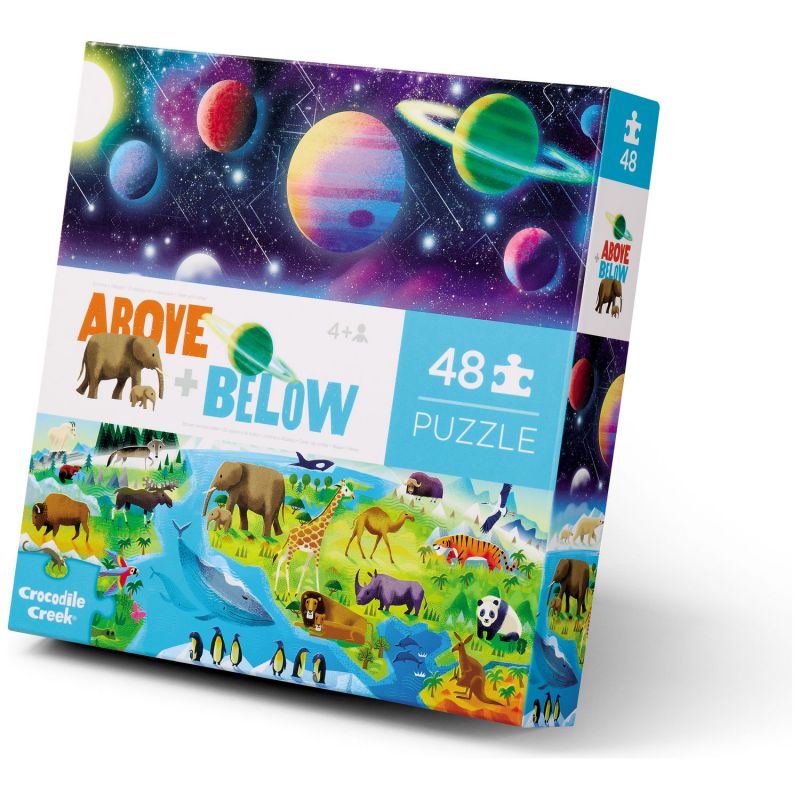 Puzzle La terre et l'espace (48 pièces) Crocodile Creek Packaging 1