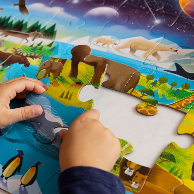 Puzzle La terre et l'espace (48 pièces) Crocodile Creek Ambiance 6