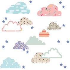 Stickers Just a touch nuages Cloudy