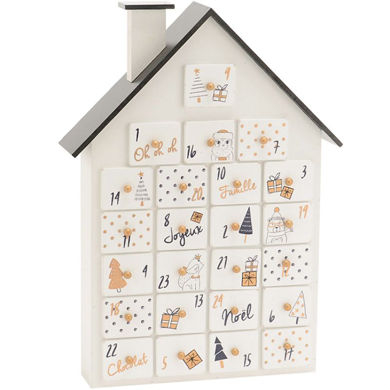 Calendrier de l'Avent réutilisable maison Amadeus Les Petits