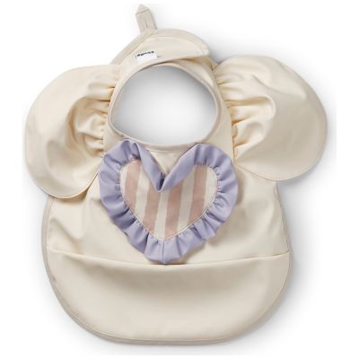 Bavoir Oat White
