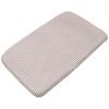 Drap housse pour berceau Praliné Rayures Moka (90x50 cm) Walking Mum Produit 1