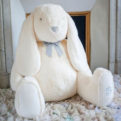 Peluche géante Constant le lapin blanc (60 cm)