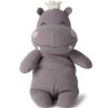 Peluche hippopotame avec couronne (23 cm) - Picca Loulou