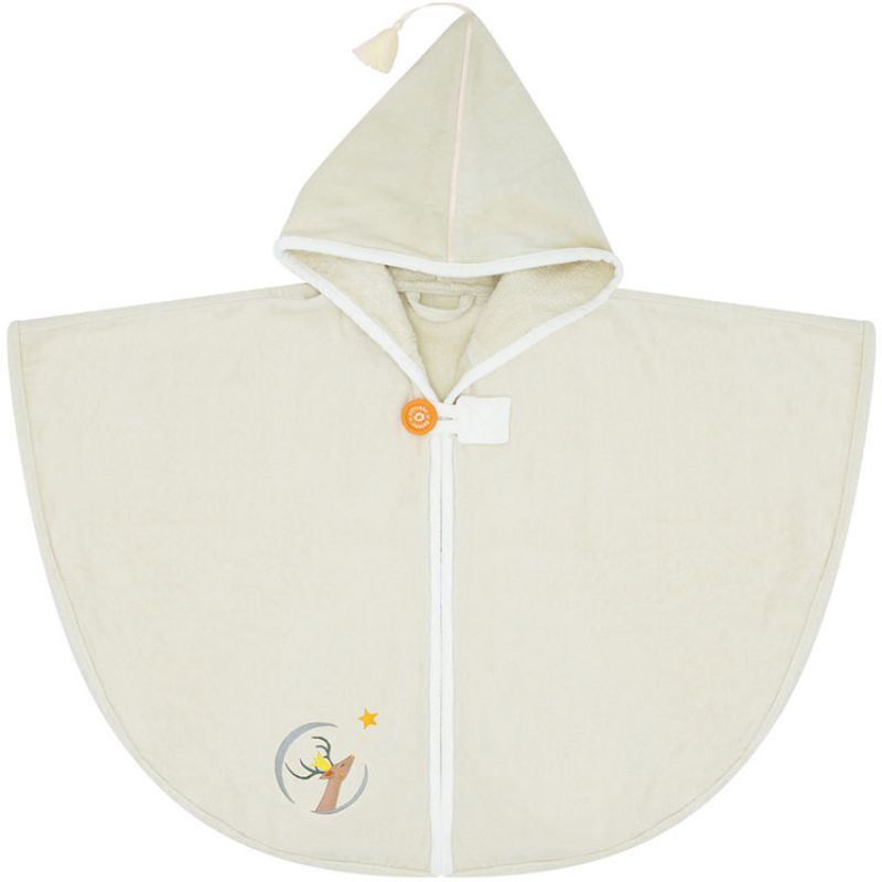 Cape de bain écru Daim (0-5 ans) L'oiseau bateau
