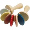 Claquettes en bois couleurs tendresse - Plan Toys