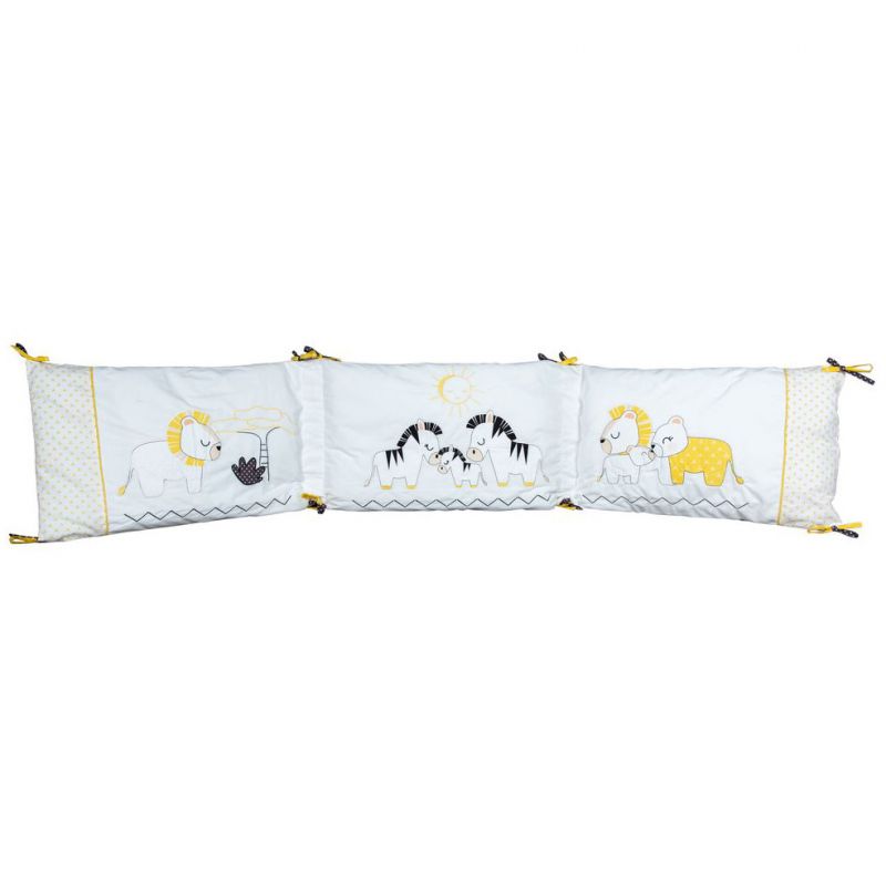 Tour de lit Pluche et Pompon (pour les lits 60 x 120 cm et 70 x 140 cm) Sauthon
