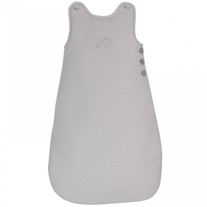 Gigoteuse grise claire Pluie d'étoile (70cm) Tartine et Chocolat