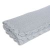 Couverture tricot bébé bleu (75 x 100 cm) Pasito a pasito Produit 5