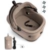 Siège auto pour animal avec ventilateur et système Isofix intégré MAEVE ISO5X WIND FAWN Tavo Produit 4