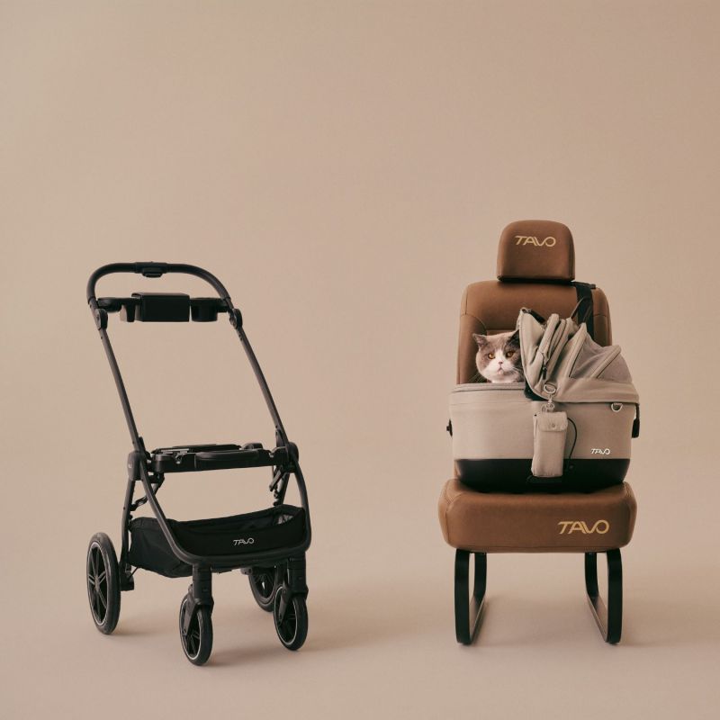 Siège auto pour animal avec ventilateur et système Isofix intégré MAEVE ISO5X WIND FAWN Tavo Ambiance 9