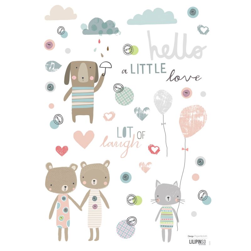 Stickers A3 Lot of laugh by Paper & Cloth (29,7 x 42 cm) Lilipinso