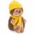 Variation Marron du produit Hérisson avec bonnet jaune Prickle (15 cm assis) de la marque Orange Toys