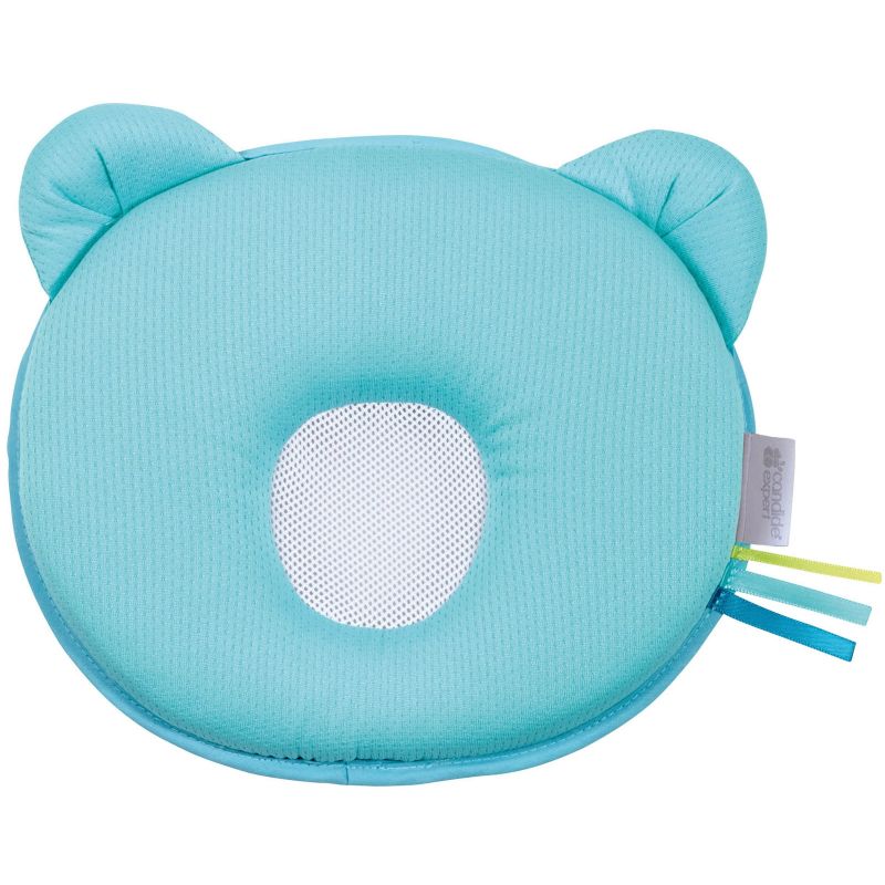 Coussin anti tête plate P'tit Panda Air+ vert d'eau et gris Candide