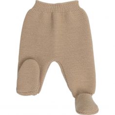 Pantalon en tricot Caramel (0-1 mois) - Trois Kilos Sept