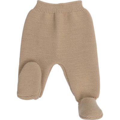 Pantalon en maille Caramel (0-1 mois) Trois Kilos Sept