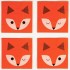 Lot de 20 serviettes en papier renard - My Little Day Lot de 20 serviettes en papier renard - My Little Day