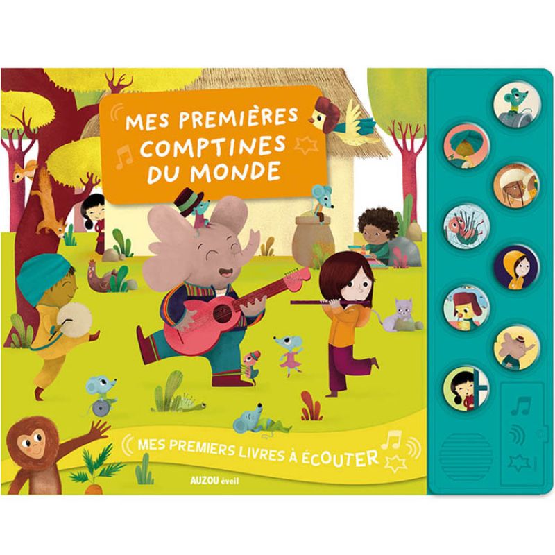 Livre sonore Mes premières comptines du monde Auzou Editions