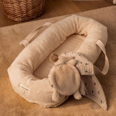 Doudou plat Roy Elephant Mist