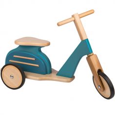 Draisienne Scooter en bois bleu