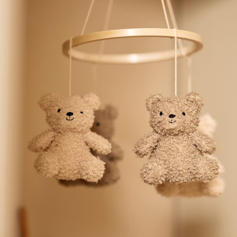 Image d'ambiance de présentation du produit Mobile bébé Teddy Bear Olive Green/Naturel - Jollein