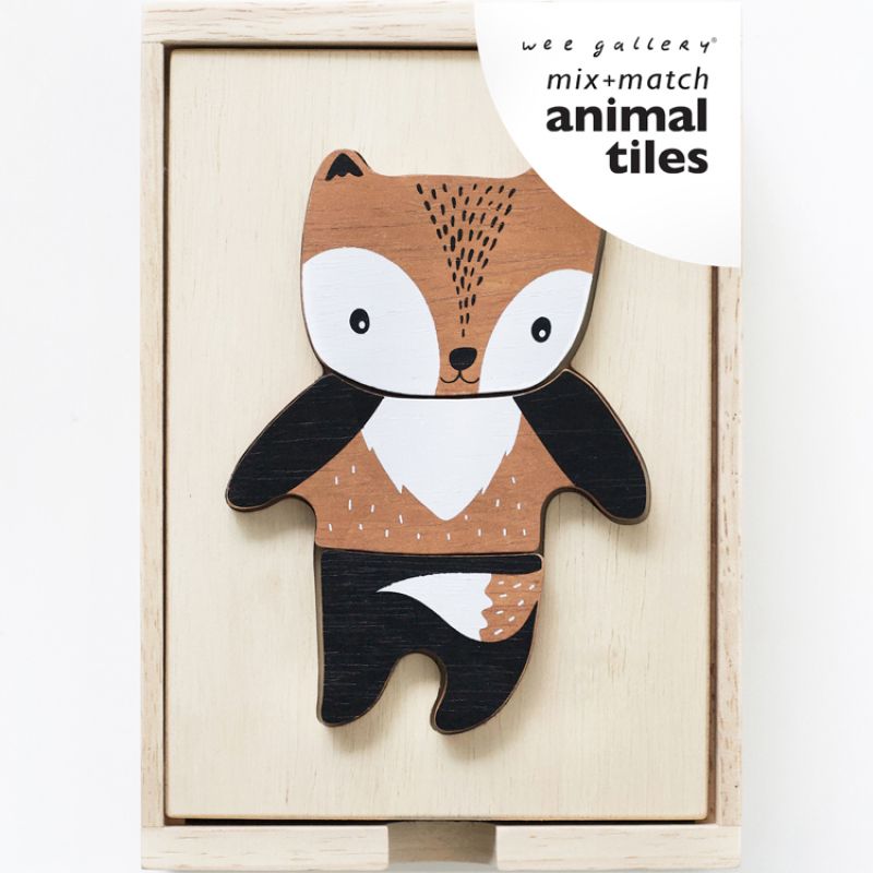 Coffret animaux à assembler mix and match Wee Gallery