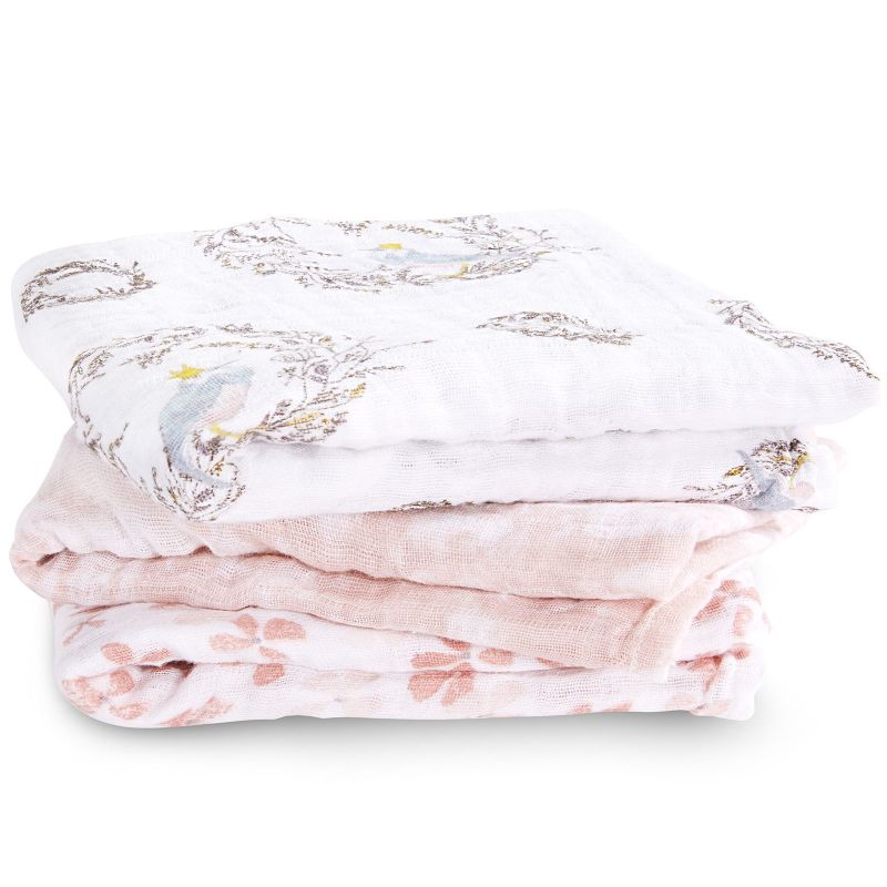 Lot de 3 langes classiques Birdsong (70 x 70 cm) aden + anais